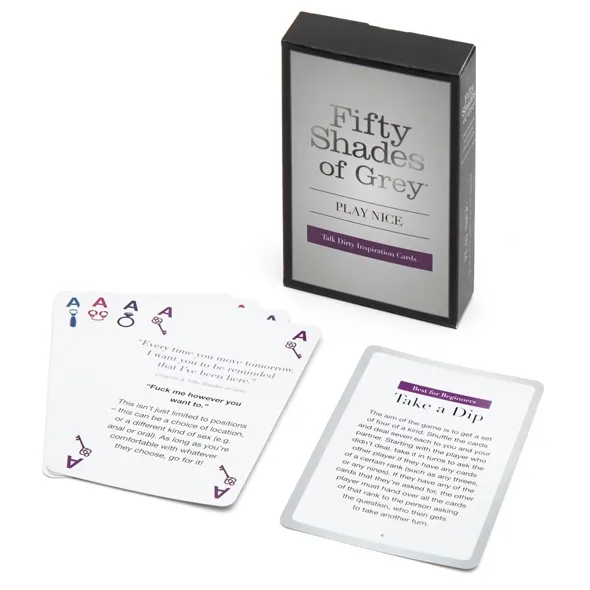 Gra erotyczna - Fifty Shades of Grey Play Nice Talk Dirty Card Game