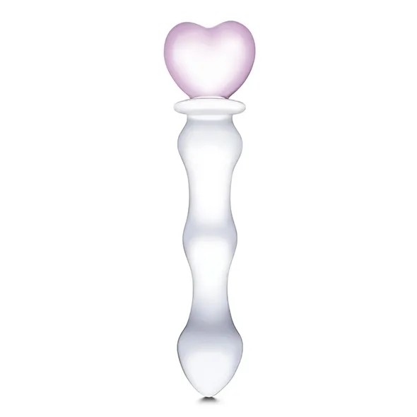 Dildo szklane z sercem - Glas Sweetheart Glass Dildo