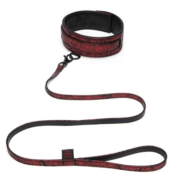 Obroża i smycz - Fifty Shades of Grey Sweet Anticipation Collar & Lead