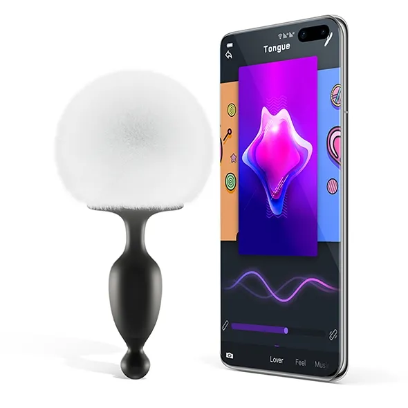 Sterowany aplikacją korek analny króliczek - Magic Motion Bunny App Controlled Vibrating Bunny Tail Anal Plug