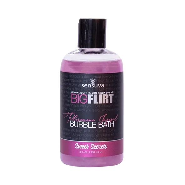 Płyn do kąpieli z feromonami unisex - Sensuva Big Flirt Pheromone Bubble Bath 237 ml Sweet Secrets