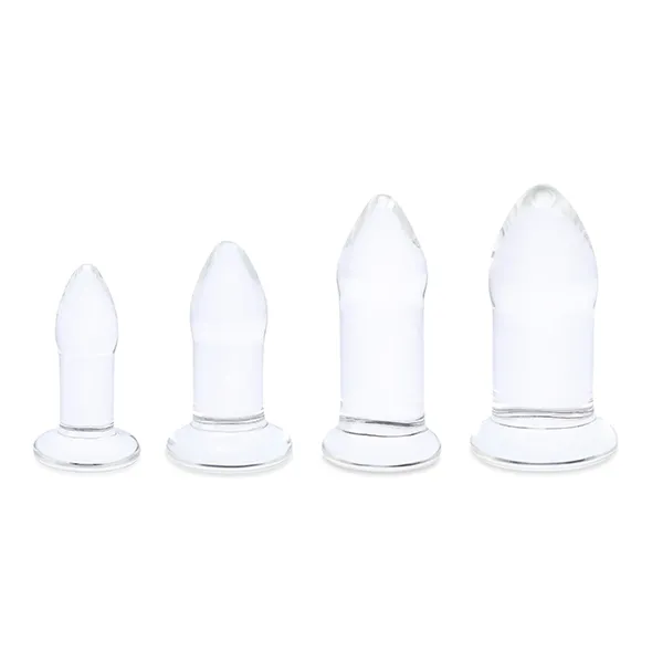 Zestaw dilatorów szklanych korków analnych - B-Vibe Anal Dilators Set