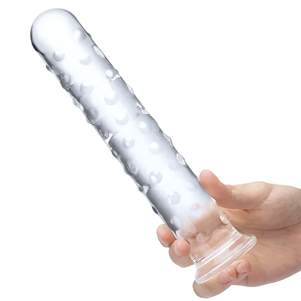 Duże dildo szklane - Glas Extra Large Glass Dildo