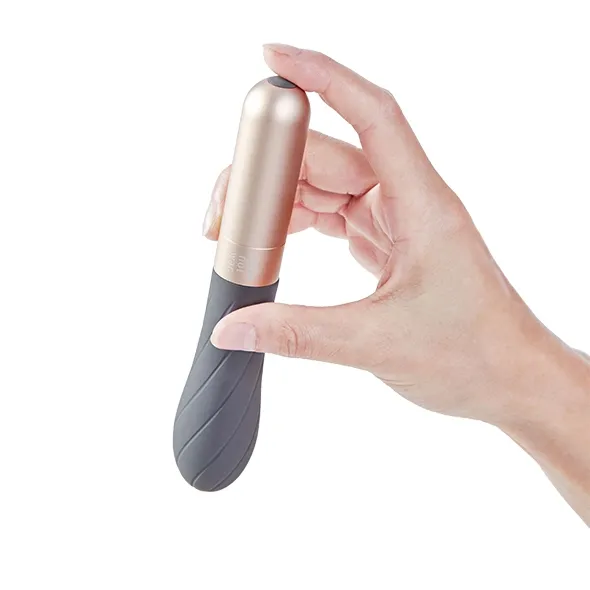 Wibrator i masażer łechtaczkowy - Love Not War Gra Szary