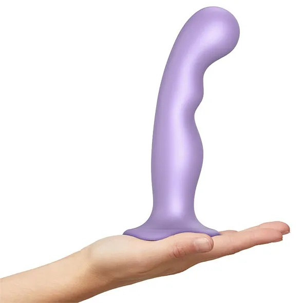 Dildo do peggingu i punktu G - Strap-On-Me Dildo Plug P&G Metallic Lilac L