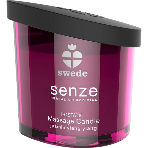 Świeca do masażu erotycznego - Swede Senze Massage Candle  Jaśmin + Ylang ylang