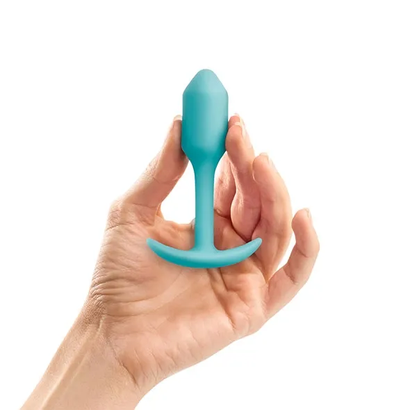 Plug analny z obciążnikiem - B-Vibe Snug Plug 1 Miętowy