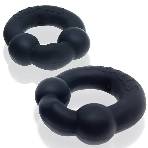 Pierścienie erekcyjne 2szt - Oxballs Ultraballs Cockring 2-pack Special Edition Night