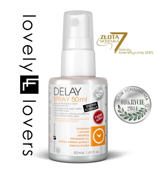 Lovely Lovers DELAY SPRAY 50ml STRONG FORMULA - Spray Wydłużający Czas Trwania Stosunku