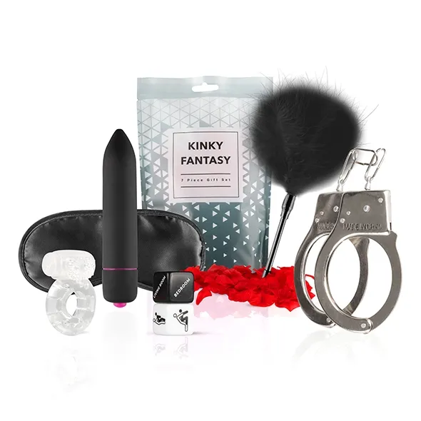 Zestaw akcesoriów erotycznych 7 sztuk - Loveboxxx Kinky Fantasy