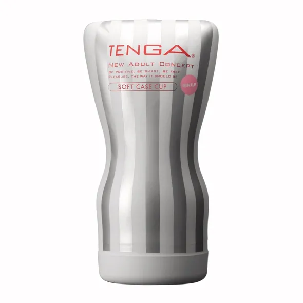 Miękki masturbator do ściskania - Tenga Soft Case Cup Gentle