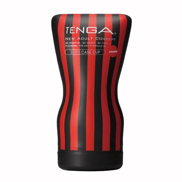 Miękki masturbator do ściskania - Tenga Soft Case Cup Strong