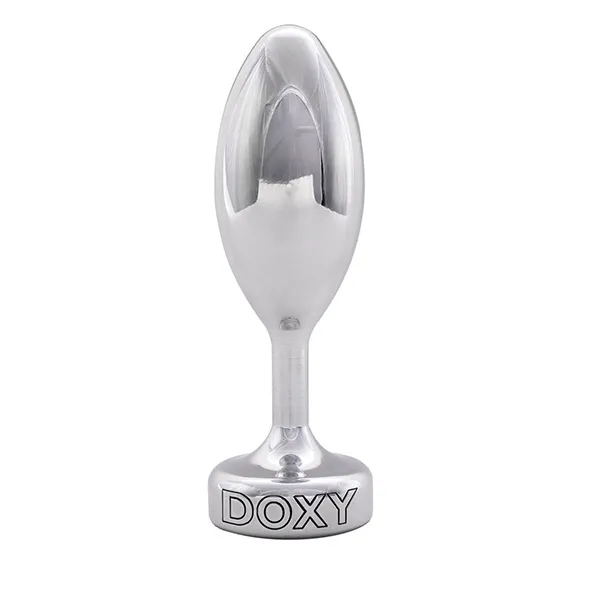 Doxy - Gładki Korek Analny 7cm Srebrny Butt Plug Smooth