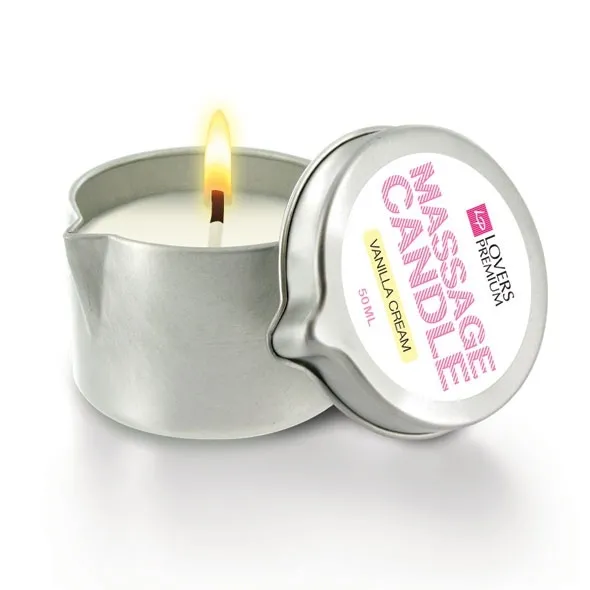Świeca do masażu LoversPremium Massage Candle - Waniliowy krem