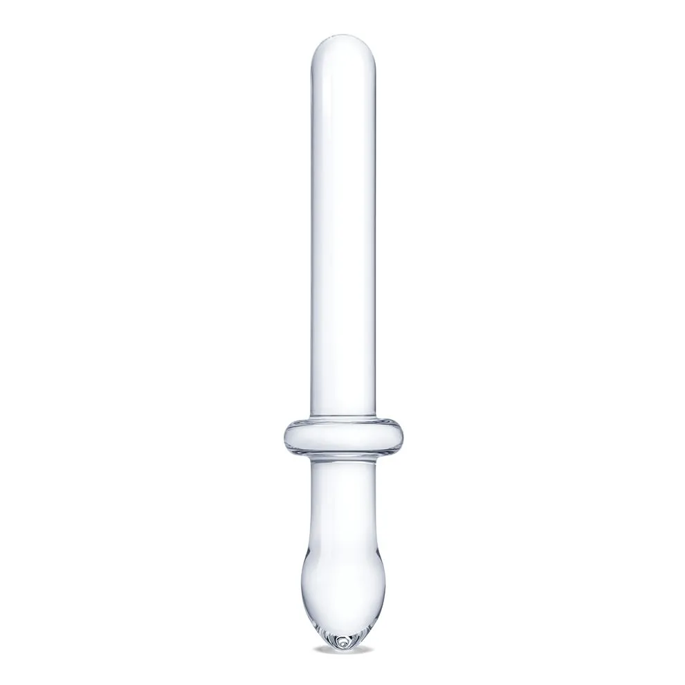 Glas - Podwójne Szklane Dildo Classic Smooth Dual Ended Przezroczyste 22.5 cm