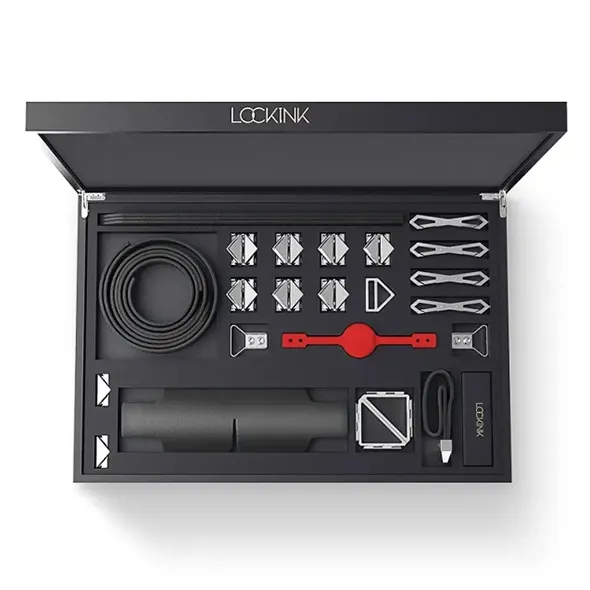 Lockink - Zestaw BDSM Do Krępowania Swojego Partnera Czarny