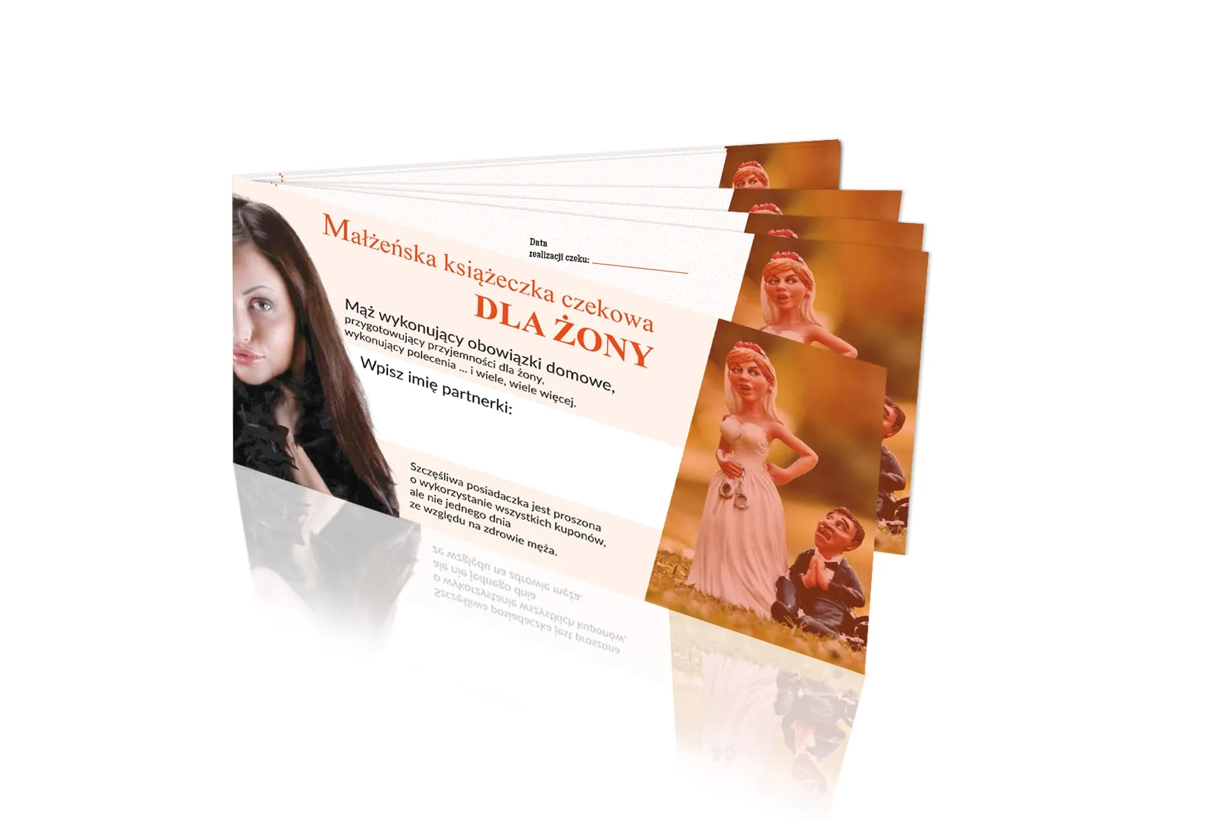 Małżeńska Książeczka Czekowa (Kupony) - Dla Żony