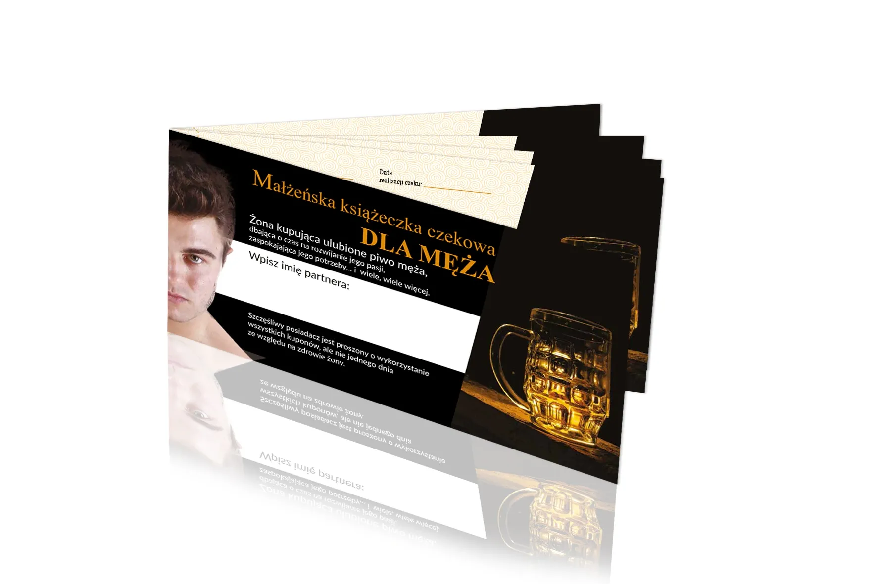 Małżeńska Książeczka Czekowa (Kupony) - Dla Męża