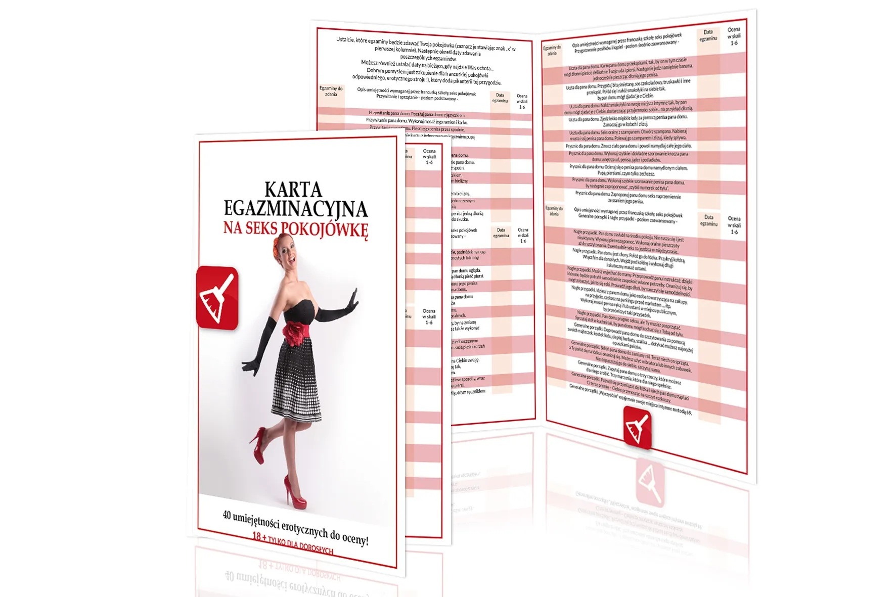 Karta Egzaminacyjna - Na Seks Pokojówkę 40 Umiejętności