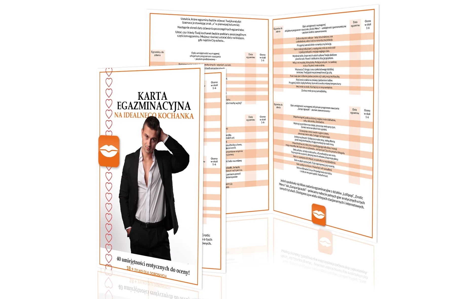 Karta Egzaminacyjna - Na Idealnego Kochanka 40 Umiejętności Erotycznych