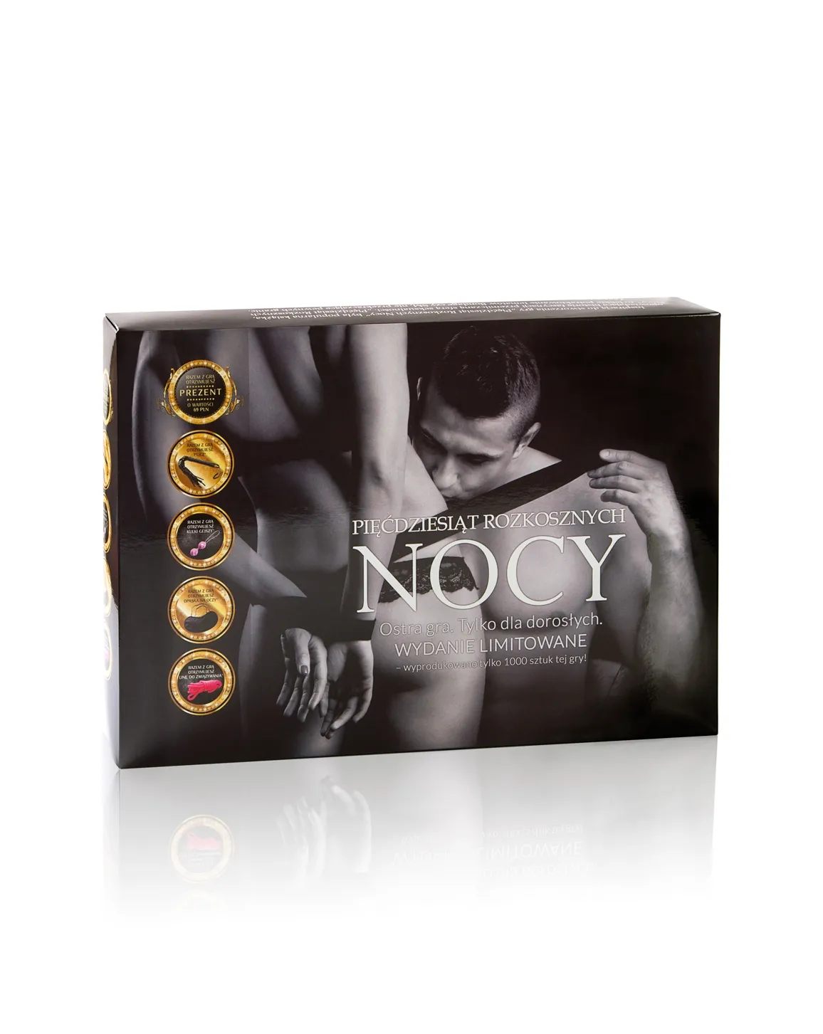 Erotyczna Gra Dla Par Karty I Gadżety Erotyczne - Pięćdziesiąt Rozkosznych Nocy