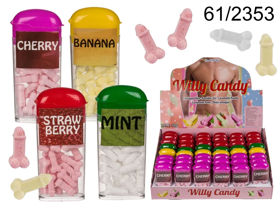 Owocowe Cukierki W Kształcie Penisków - Idealne Na Prezent I Wieczór Panieński