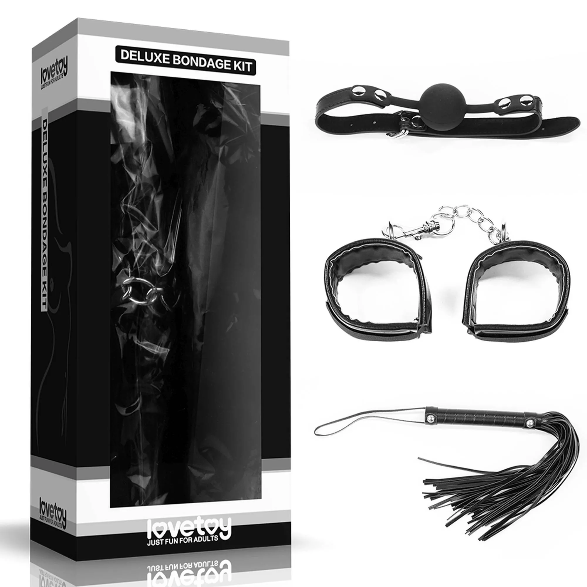 Lovetoy - 3-Częsciowy Zestaw BDSM Deluxe Bondage