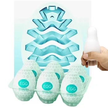 TENGA Masturbator - Jajko Egg Wavy (6 sztuk)