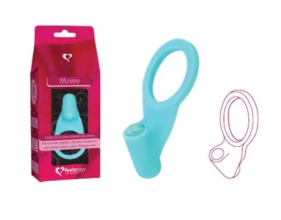FeelzToys - Wibrujący Pierścień - Muvee Penisring