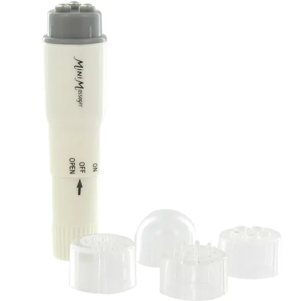 Wibrator kieszonkowy - Pocket Rocket z 4 koncówkami