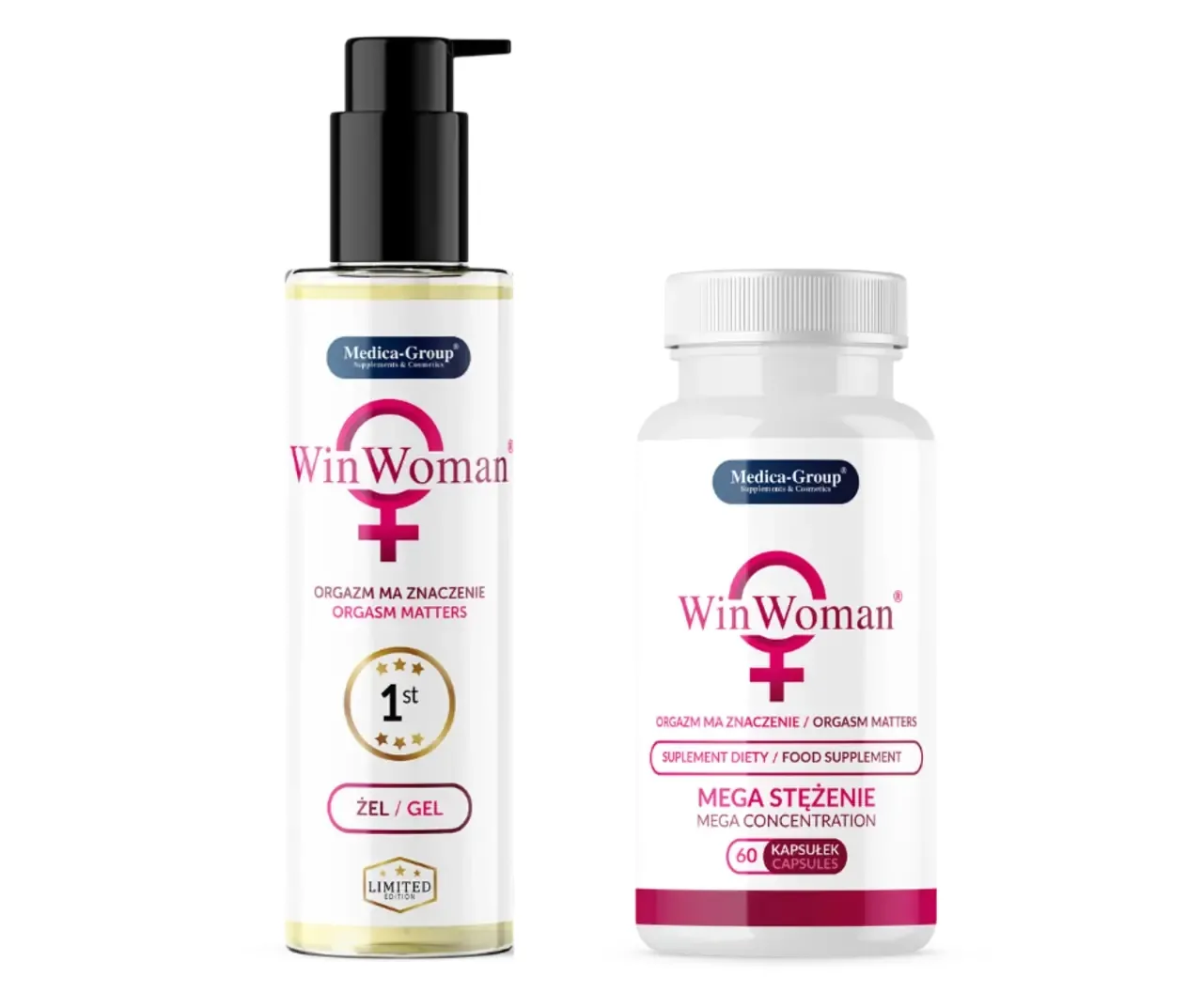 WinWoman Żel 150 ml + Kapsułki 60 szt. ZESTAW