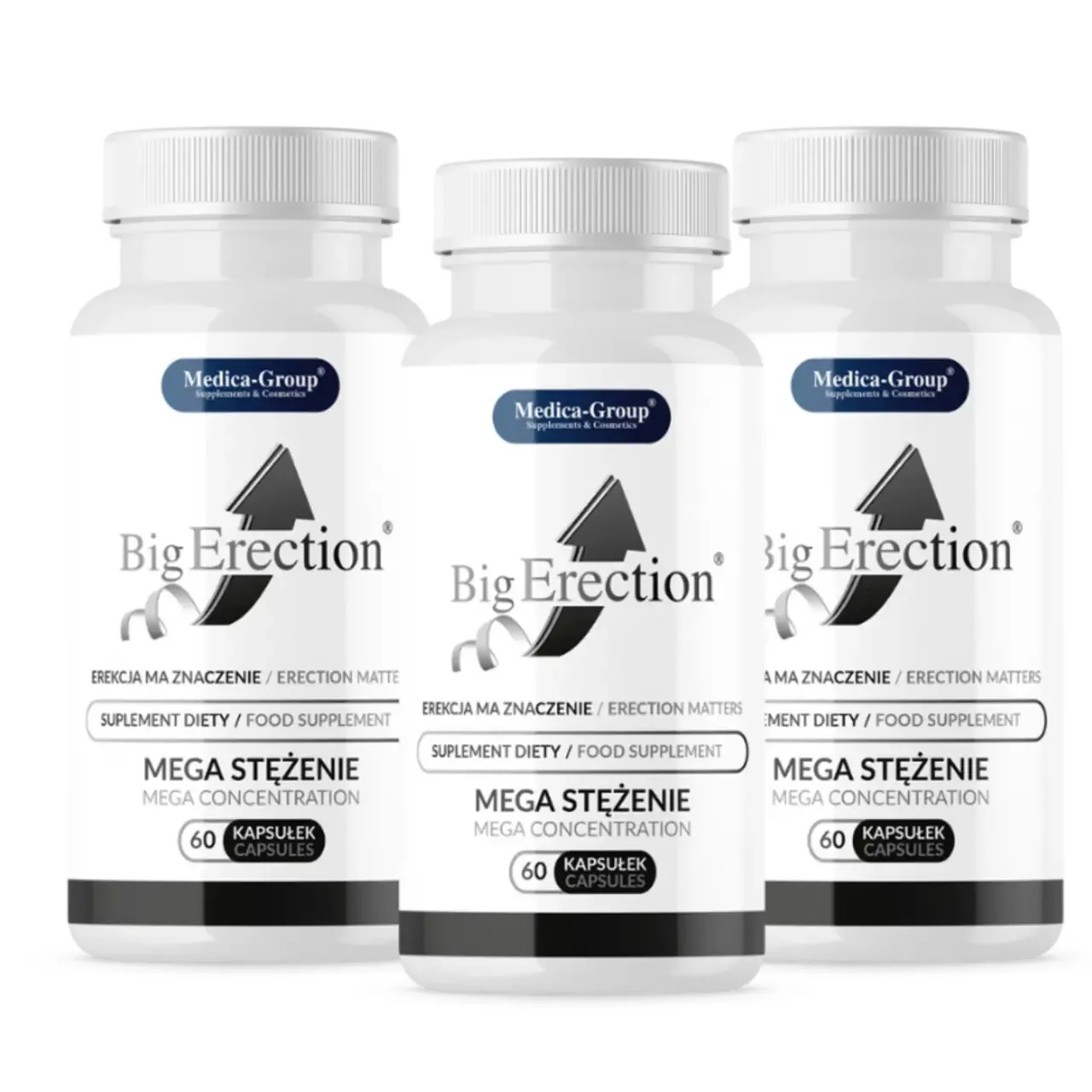 BigErection Kapsułki 3 x 60 szt. ZESTAW