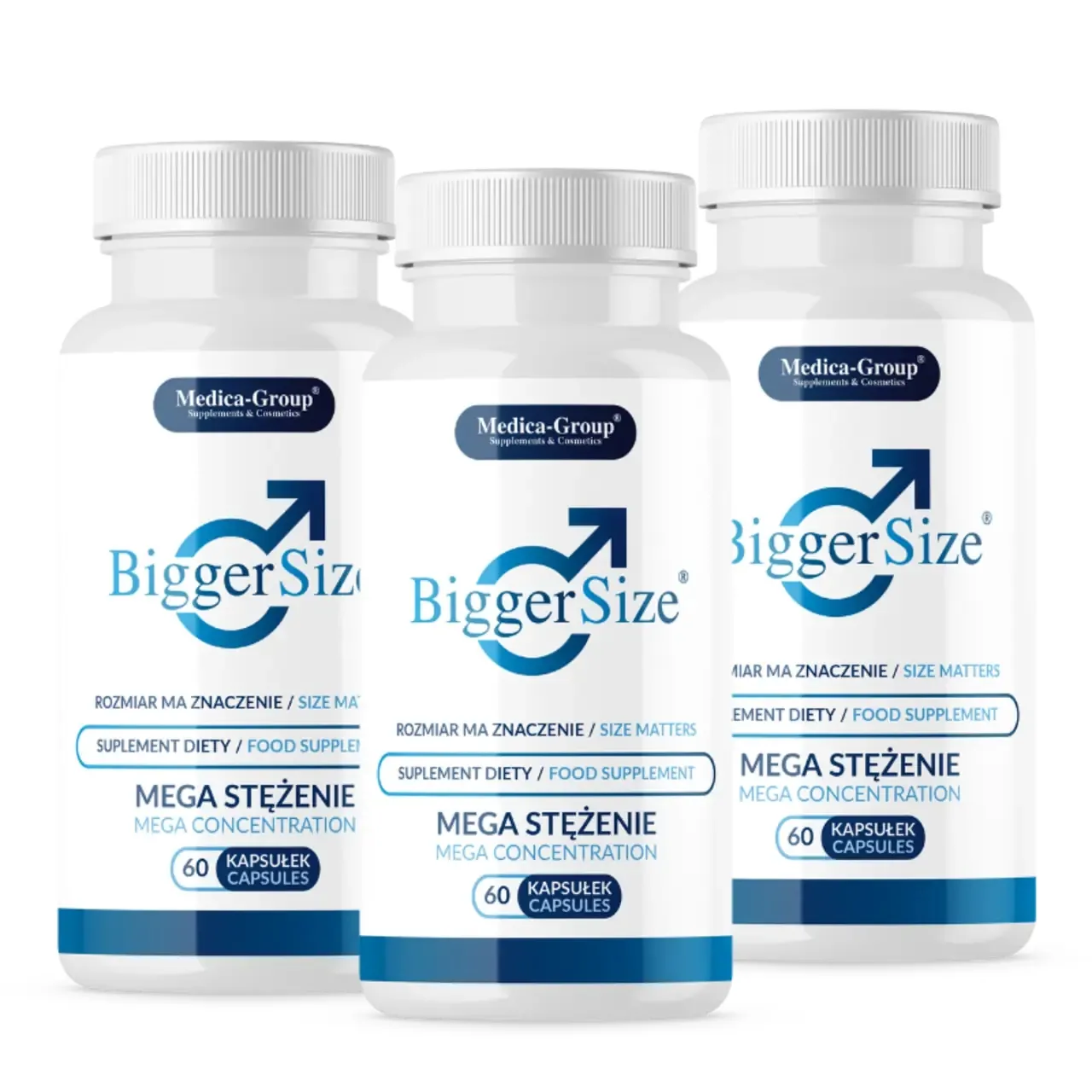 BiggerSize Kapsułki 3 x 60 szt. ZESTAW