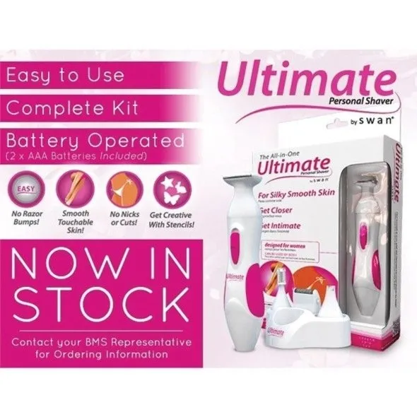 Ultimate Personal Shaver Women Golarka Do Kobiecych Miejsc Intymnych Biała Swan