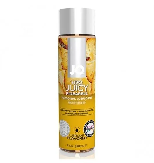 Lubrykant Jadalny O Smaku Ananasowym H2O Lubricant Pineapple 120 Ml System JO