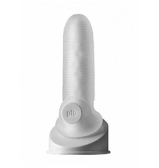 Przedłużka Na Penisa Pf Fat Boy Micro Ribbed Sheath Clear Perfect Fit