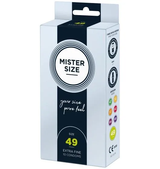 Condoms 49 Mm 10 Pieces Mister.Size