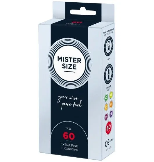 Condoms 60 Mm 10 Pieces Mister.Size
