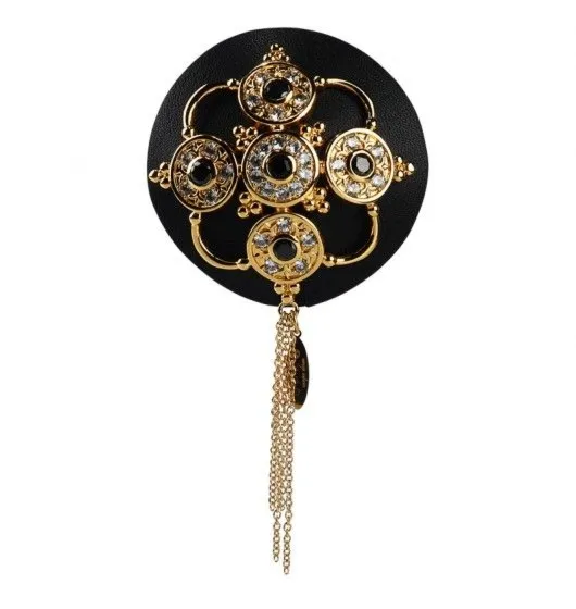 Skórzane Ozdobne Nasutniki Upko Luxury Baroque Leather Pasties UPKO