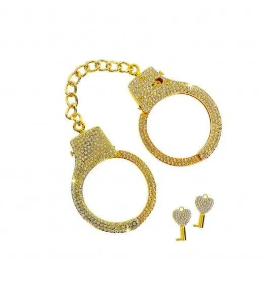 Kajdanki Diamond Wrist Cuffs Gold Taboom