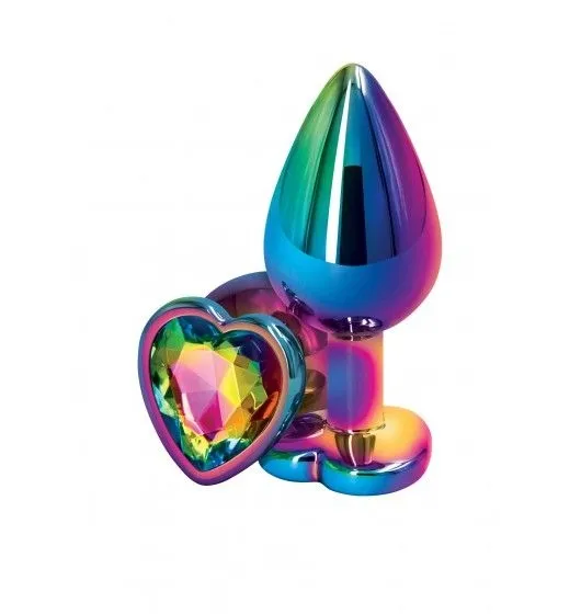 Korek Analny Rear Assets Heart M Mulitcolor NS Novelties