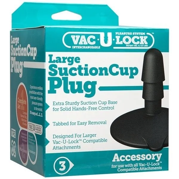 Przyssawka Do Dild Vac-U-Lock Black Suction Cup Plug Large Doc Johnson