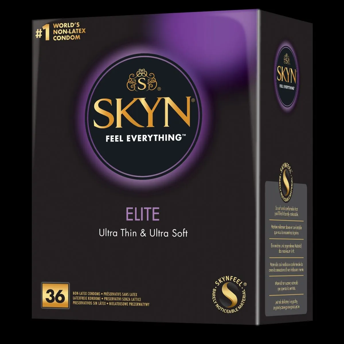 Ultracienkie I Delikatne Prezerwatywy Nielateksowe Unimil Skyn Elite 24 Sztuki SKYN