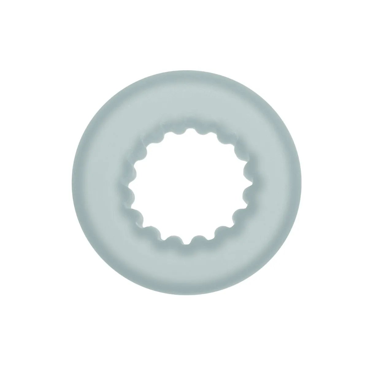 Pierścień erekcyjny Axis Rib Griphold Cockring Ice Clear Oxballs