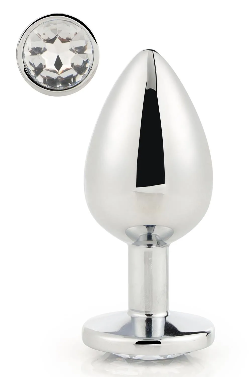 Korek Analny Gleaming Love Silver Plug Large Dreamtoys