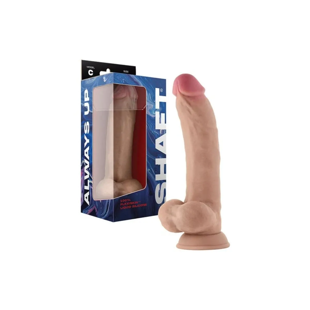 Dildo Model C 24,1 Cm Dong With Balls Pine Shaft