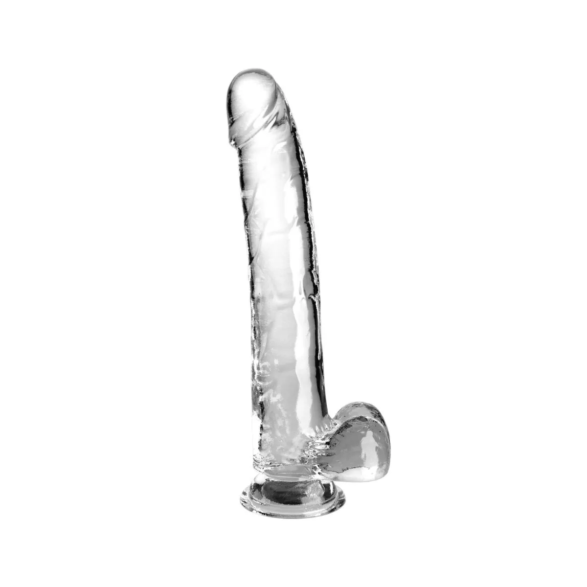 Dildo 28 cm King Cock Clear 11' With Balls Pipedream