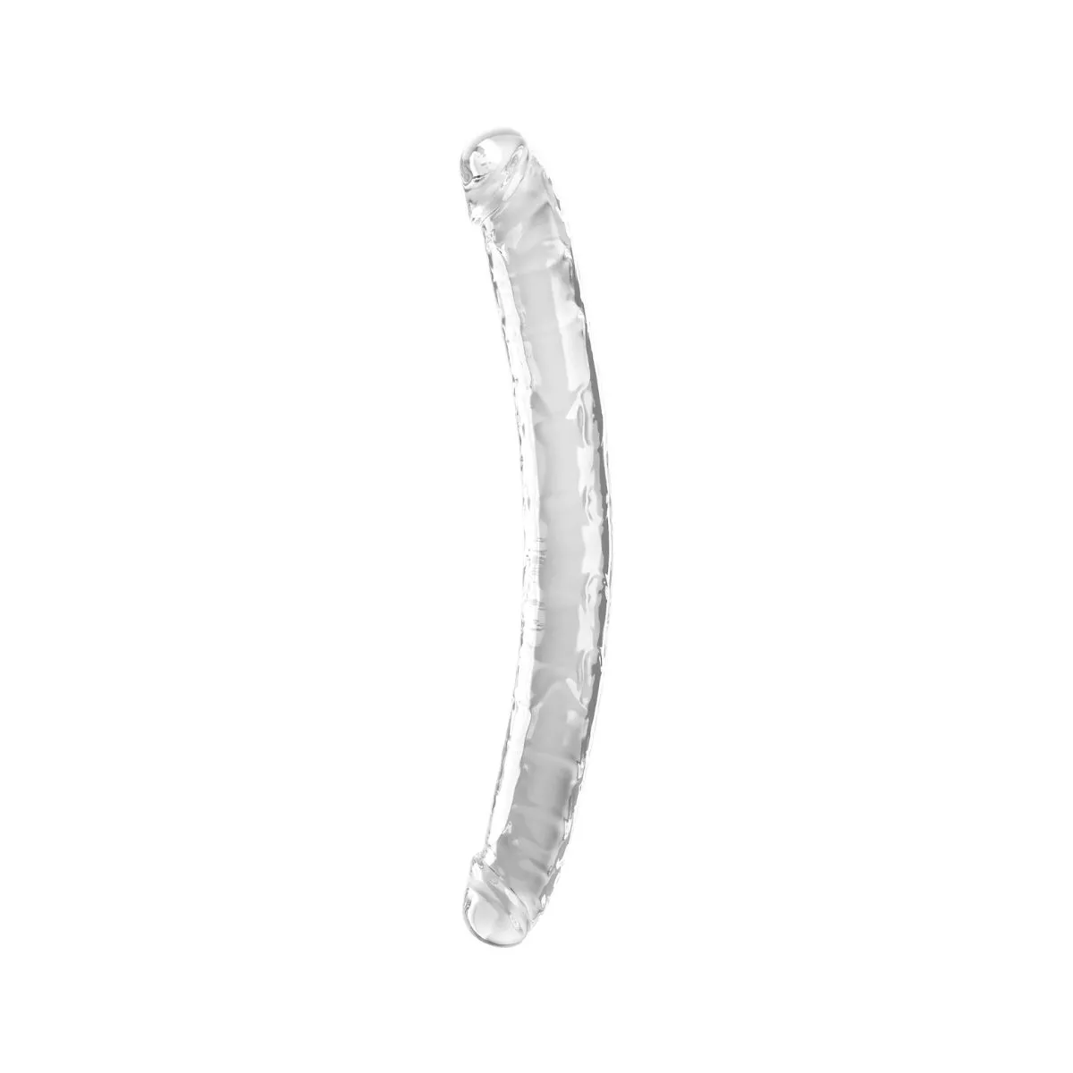 Podwójne dildo 46 cm King Cock Clear Double Dildo 18" Pipedream