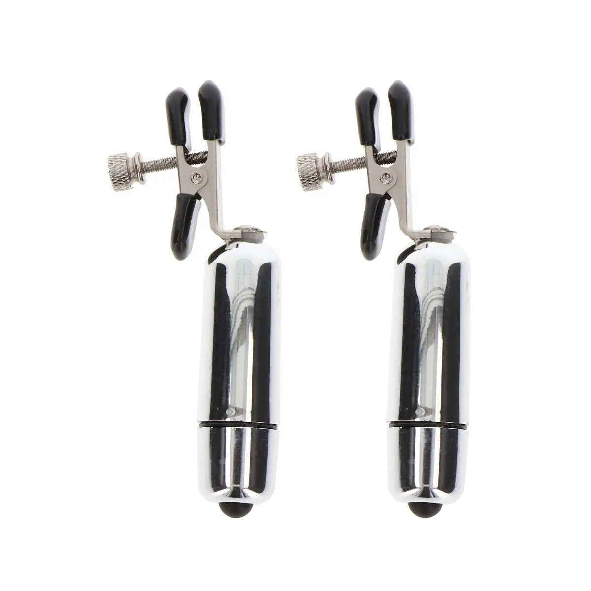 Klamerki Na Sutki Nipple Play Adjustable Vibrating Clamps Taboom