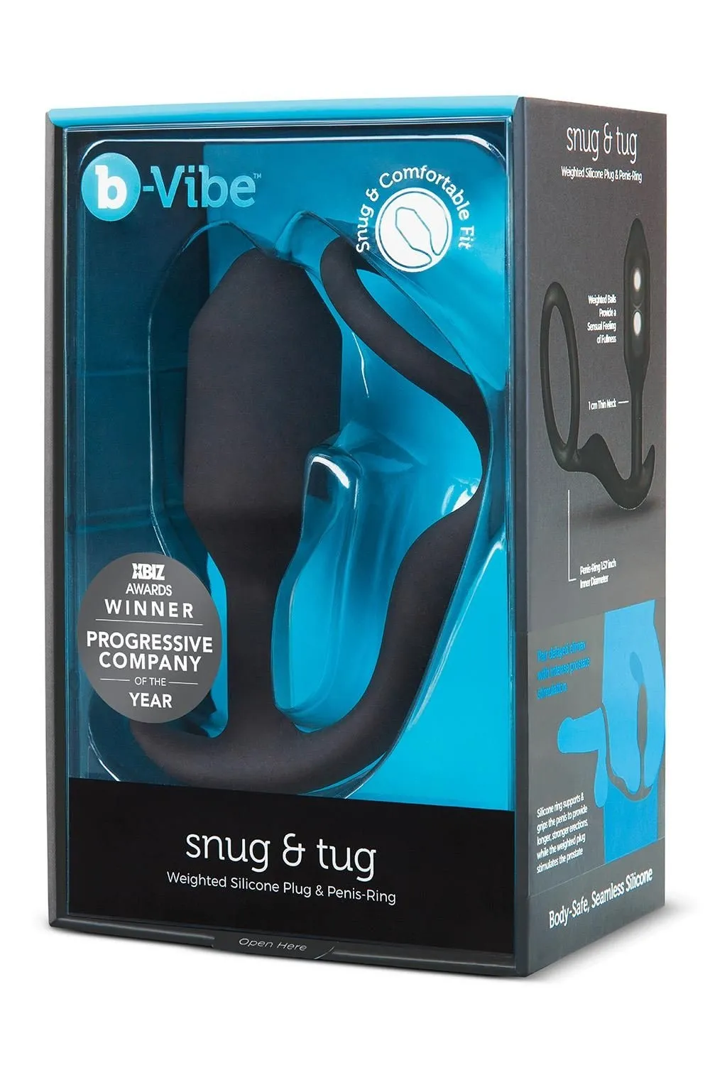Korek analny Snug & Tug Black b-Vibe